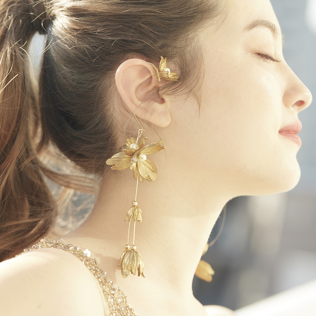 PHILLIP EARRING＆PIERCE(フィリップイヤリング＆ピアス)(ゴールド ...